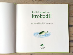 Kietel-nooit-een-krokodil-voorlezen boek kinderen