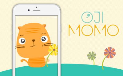 New: Ōji Momo stickers for your messages