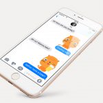 Mockup-Oji-Momo stickers iMessage iOS 10